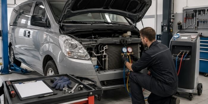 Куда уходит фреон из кондиционера Hyundai Starex - Hyundai Starex, Grand Starex, H-1, Porter
