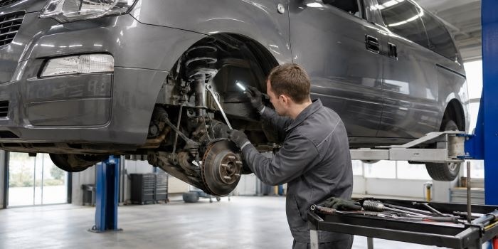 Почему Hyundai Starex уводит в сторону при торможении - Hyundai Starex, Grand Starex, H-1, Porter