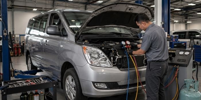 Почему кондиционер Hyundai Starex приходится часто заправлять - Hyundai Starex, Grand Starex, H-1, Porter