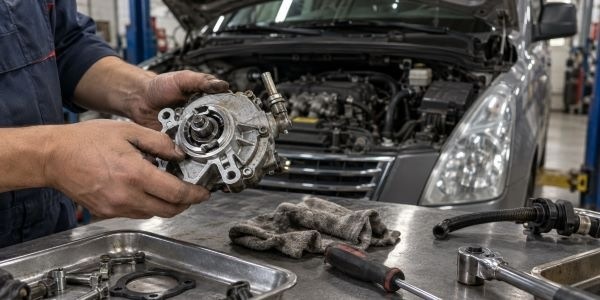 Вакуумный насос D4CB: устройство, расположение и особенности Hyundai Grand Starex - Hyundai Starex, Grand Starex, H-1, Porter