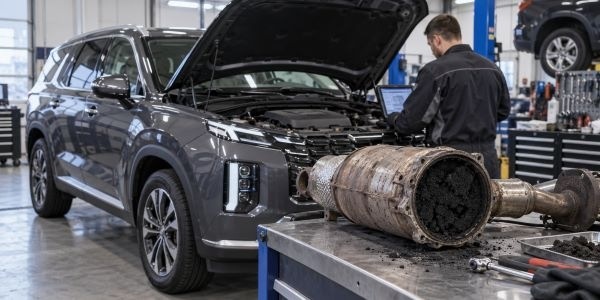 Признаки забитого сажевого фильтра Hyundai Palisade дизель - Hyundai Starex, Grand Starex, H-1, Porter