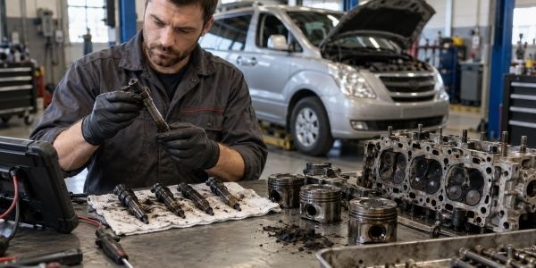 Как неисправные форсунки могут повредить двигатель D4CB - Hyundai Starex, Grand Starex, H-1, Porter