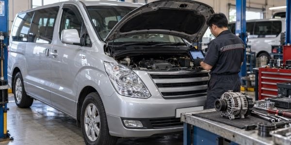 Почему на Hyundai Starex пропадает зарядка аккумулятора - Hyundai Starex, Grand Starex, H-1, Porter